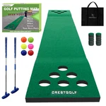 Beerpong Game Set Green Mat,golf Putting Indoor With Club. Fixed Price $119.99.
