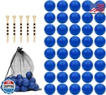 Bac-kitchen 40 Pack Blue Foam Golf Practice Balls Kids Training With Tees Bag. Fixed Price $25.99.