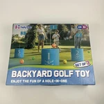 Polyton Backyard Golf Game 3 Hole Portable Bucket For Kids & Adults. Fixed Price $29.99.