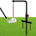 1 Set Golf Swing Trainer Training Iron Practice Groover With 3 Height I.... Fixed Price $43.72.