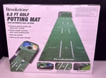 Brookstone 8.5 Feet Golf Putting Mat Auto Ball Return New Sealed. Fixed Price $39.59.