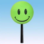 Tops Green Smiley Happy Face Car Antenna Ball - Thick Fit (new). Fixed Price $7.99.