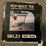 Sklz First Team Pop-back Tee Adjustable Batting Trainer Flexible Neck New. Fixed Price $15.00.