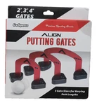 Gosports Align Putting Gates Sizes 2" 3" 4" Golf Training Aid Carry Case. Fixed Price $18.55.