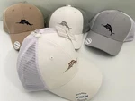 New Tommy Bahama Baseball Golf Cap Hat Strap Mesh Net White Grey Khaki Blue. Fixed Price $22.99.