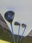 Lag Shot Swing Trainer Clubs Right Handed Driver, 7 Iron, 54 Wedge+headcover. Fixed Price $159.99.