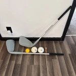 Kever Sportcraft Jumbo Monster Golf Clubs Oversize Regular Wedge Bundle Tee. Fixed Price $224.95.