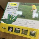 Golf! Teed Up Home Driving Range W/ Gravity Feed Ball System. Fixed Price $70.00.
