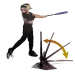 Sklz Pop-backtoy Tee Batting Trainer Youth Os Black Adjustable Height First Team. Fixed Price $25.00.