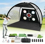 Angooni Golf Practice Net Kit W/ Dual-turf Mat, Carry Bag For Swing/chips. Fixed Price $79.99.