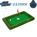 New Floating Golf Green For Pool With Mat Balls Flag Cup Tee Outdoor Game. Fixed Price $55.38.