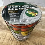 Jef World Of Golf 42 Foam Practice Balls Multi-colored W/ Range Bucket New. Fixed Price $19.95.