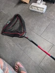 H2O Xpress Knotless Landing Net Aluminum Handle 21IN/72IN Black/red. Fixed Price $45.00.