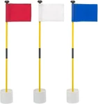 Murray Sporting Goods Golf Flagsticks, And Cups - Set Of 3. Fixed Price $59.99.