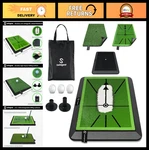 Premium Golf Hitting Mat & Divot Board - Swing Training Aid With Feedback Turf. Fixed Price $146.99.