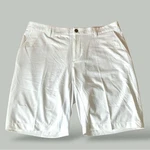 Men's Adidas Golf Shorts 9" Inseam Sport HA6130 White Size. Fixed Price $15.00.