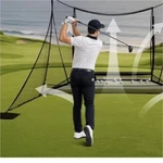 Zealfeel Golf Simulator Cage 10X8 Ft With Side Barriers, Impact Screen, Portable. Fixed Price $280.00.
