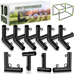 Blulu 10 Pieces 1'' Golf Frame Corner Kit Diy Canopy Fittings With Thread.... Fixed Price $126.33.