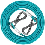 Xiaz Dog Tie Out Cable, Leads For Yard 8/10/15/20/30/50 Feet, 8FT, Teal. Fixed Price $10.32.