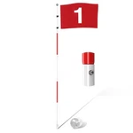 6FT Golf Flagstick Set, Portable 5-SECTION Design For Practice Green, 1-PACK. Fixed Price $35.29.