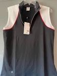 Golf Shirts Wmns Sz L, Daily Sports Women's Sleeveless Blk/clr Trim #18. Fixed Price $19.00.