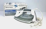 Beautural 1800 Watt Steam Iron Ceramic Coated Double Soleplate Lcd Display. Fixed Price $29.66.