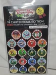 Vegas Golf Vip Edition 19 Poker Chip Game W/ Deluxe Tee Accessory Bag Casino. Fixed Price $19.95.