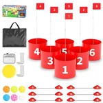 Fooing Golf 6 Hole Set, Outdoor Yard Game, Chipping For L.... Fixed Price $101.98.