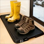 Gorilla Grip Natural Rubber Indoor Outdoor Boot Tray For Shoes, 32X16, Waterproo. Fixed Price $34.38.