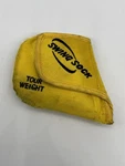 Swing Sock Weighted Golf Warm-up Training Aid Tour Pre-owned Yellow 11OZ. Fixed Price $16.16.