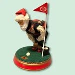 Vintage Gemmy North Pole Golf Club Santa On The Putting Green 11 (needs Repair). Fixed Price $5.95.