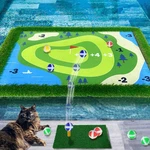 Cupohus Floating Green For Pool,golf Putting Set Includes Ch. Fixed Price $91.05.