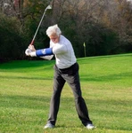 Straight Arm Golf Swing Trainer - Improve Ball Striking Standard (over 5'9"). Fixed Price $39.95.