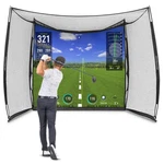 Gosports Range Cage 10 Ft X 8 Golf Practice Hitting Net Impact Screen. Fixed Price $439.99.