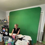 Video Green Screen Chromakey Glide Gear Bck 50 8X8 Anti-wrinkle Backdrop Stand. Fixed Price $299.00.