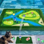 Cupohus Stable Floating Golf Green For POOL-35"X 24" Chipping .... Fixed Price $127.68.