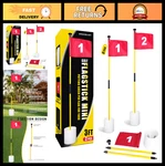 Golf Flagstick Mini Putting Green Pin With Hole Cup Set, Double-sided. Fixed Price $58.99.