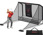 Zealfeel Golf Net, 10X7FT Simulator Enclosure With Side Barriers, Lo.... Fixed Price $579.32.