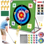 Golf Chipping Game With Stand - Target Battle Putting Mat, 12 Sti. Fixed Price $79.99.