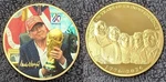 Donald Trump Gold Coin President World Cup 2026 Autograph Usa Messi Ronaldo. Fixed Price $12.25.