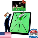 Sysdmno Golf Hitting Mat - 16X12 Practice Turf Swing Path. Fixed Price $17.57.