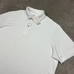 New Cremieux Club 38 Golf Polo Shirt Mens Xl Solid White Performance Stretch. Fixed Price $23.74.