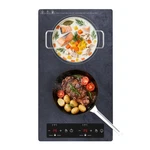Double Induction Cooktop Portable Electric 12 Inch, 110V Bu.... Fixed Price $201.07.