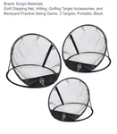 Surgo Golf Chipping Net Set 3 Target Pop Up Practice Indoor Outdoor New. Fixed Price $19.99.
