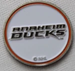 Anaheim Ducks, Ice Hockey - Golf Ball Marker, 1 Inch Logo Sports Team. Fixed Price $10.44.