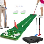 Golf Putting Game Set, Detachable Green Mat With 4 Balls, 2 Cups &. Fixed Price $325.09.