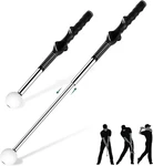 Telescopic Club, Retractable Golf Swing Training Aid With Grip Trainer,prac. Fixed Price $39.83.