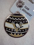 Nhl * Pittsburgh Penguins Christmas Ball Team Ornament / Metal. Fixed Price $6.98.