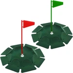 How True 2 Pcs All-direction Golf Putting Cup Practice Hole Surface Flo. Fixed Price $17.57.