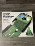 Brookstone 8.5 Feet Golf Putting Practice Mat Auto Ball Return Indoor & Outdoor. Fixed Price $34.99.